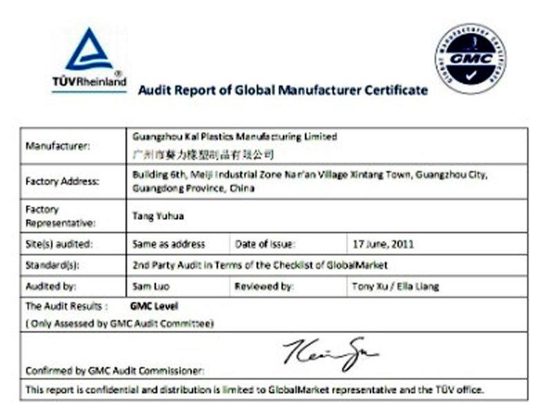 TUV-Audit-Report-of-Global-Manufacturer-Certificate