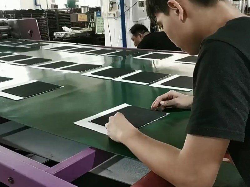Roller printing machine operation process