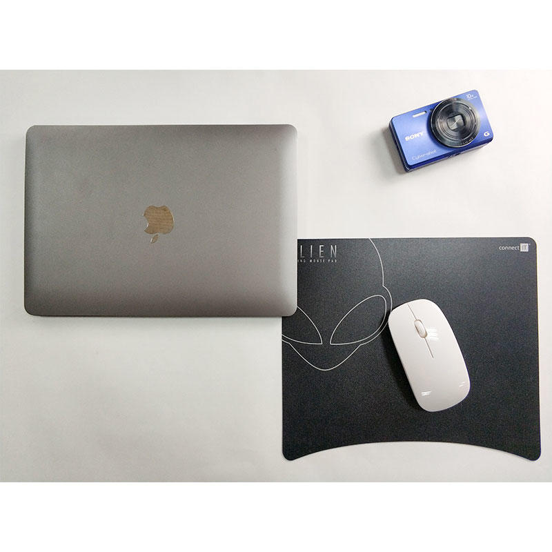 VUV Funny Cute Rose Gold White Design Mouse Pad Non-Slip PU Base Gaming Mouse Pad for Home