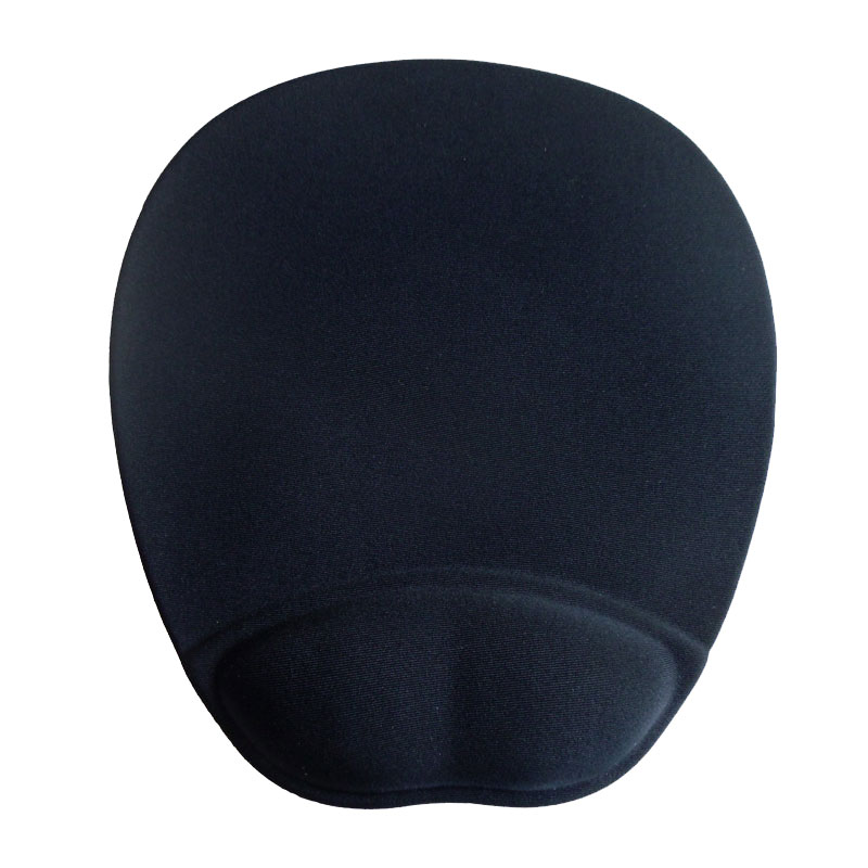 Black Round Gel Mouse Pad with Wrist Support,Large Mousing Area Round Large Mousing Area Non Slip Base Great for stable