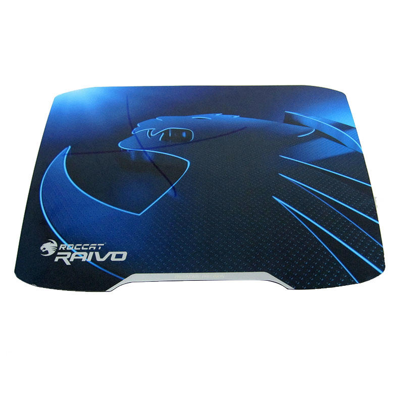 Extend Large Hard Gaming Mouse Pad with ABS Rigid Surface for Optimized Tracking , Non-Slip Rubber Grip , & Black and Blue De