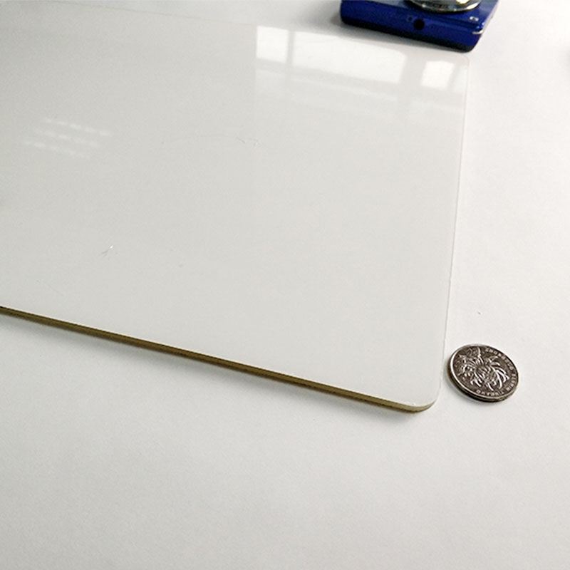 KAL  Acrylic Pad Acrylic Mouse Pad Surface for Fast and Accurate Control (White and light blue) Acrylic Gaming Mouse Pads image1