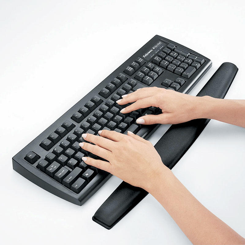 Soft Silicone Keyboard Wrist Rest Support Pad, Transparent Anti-slip Anti-Fatigue Keyboard Wrist