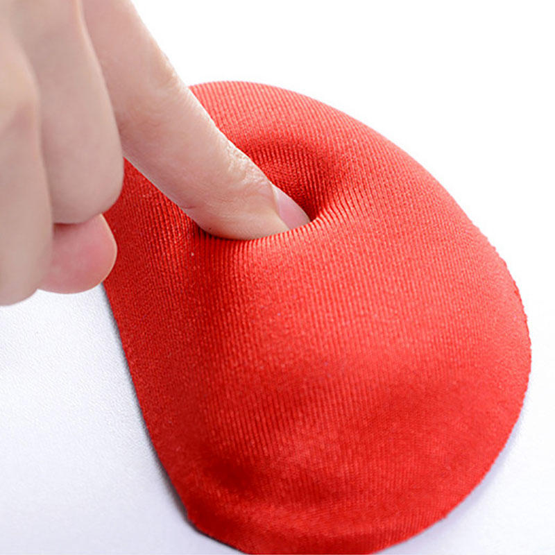 Little wrist rest mini soft fluffy cushion black for office gel filled hand support for using mouse