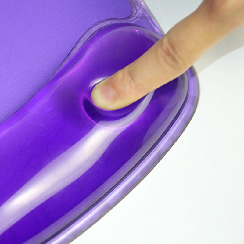 Best Selling Purple Ergonomic jelly Promotional gel wrist rest Mouse Pad