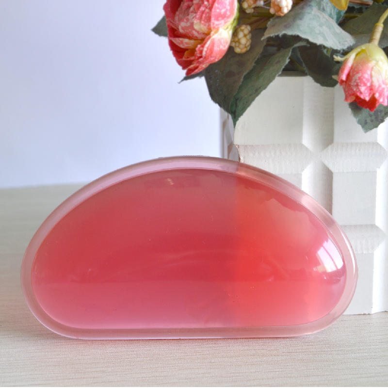 Beautiful transparent wrist rest pad silicon hand cushion for using mouse