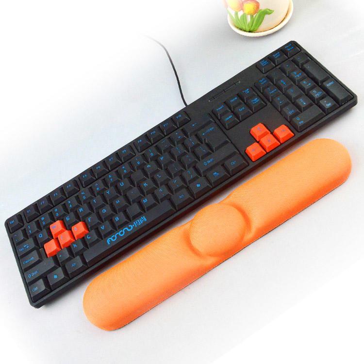 Ergonomic keyboard pad help relieve the wrist pressure when typing comfortable hand wrist support pad