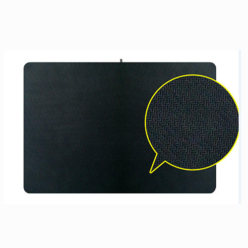 Acrylic LED gaming mouse pad hard RGB gaming mouse pad with rubber base