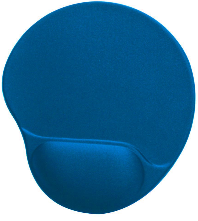 Large Mouse Pad With Gel Wrist Rest, Silk Fabric Surface and Non-Skid PU Base