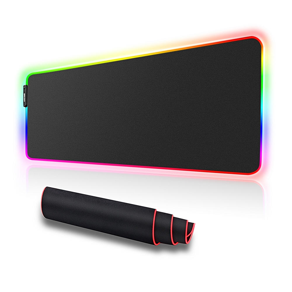 Soft Rubber LED Backlit RGB Big Size Custom Printed Blank Gaming Mouse Pad