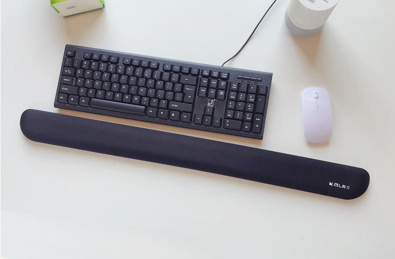 longer soft keyboard memory foam filled in ergonomic mouse keyboard cushion