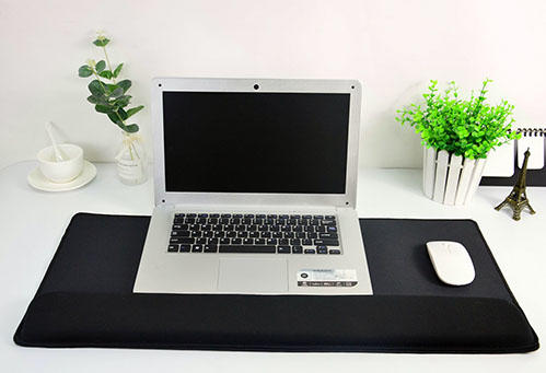 Ergonomic super large computer desk pad with keyboard cushion office desk mat mousepad factory