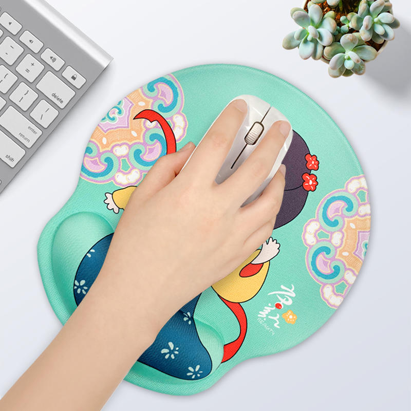 Customized Anime 3D Ergonomic Soft Silicon Gel Mouse pad with Wrist Rest-KAL