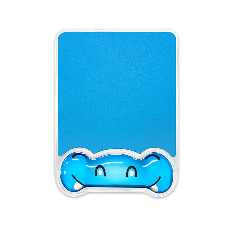 Cartoon cute transparent mouse pad with wrist rest