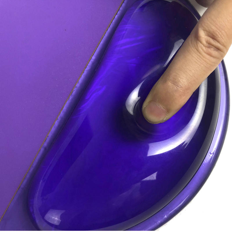 Transparent silicone wrist rest blank mouse pad Jelly hand support to relieves wrist pressure