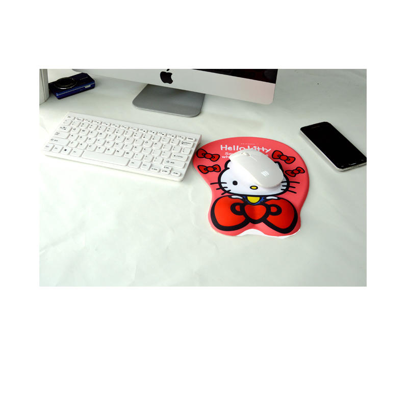 Hello Kitty 3D Mouse Pad Ergonomic Soft Silicon Gel  Mouse  pad with Wrist Support Cute Hello Kitty Mouse Mat for Girls