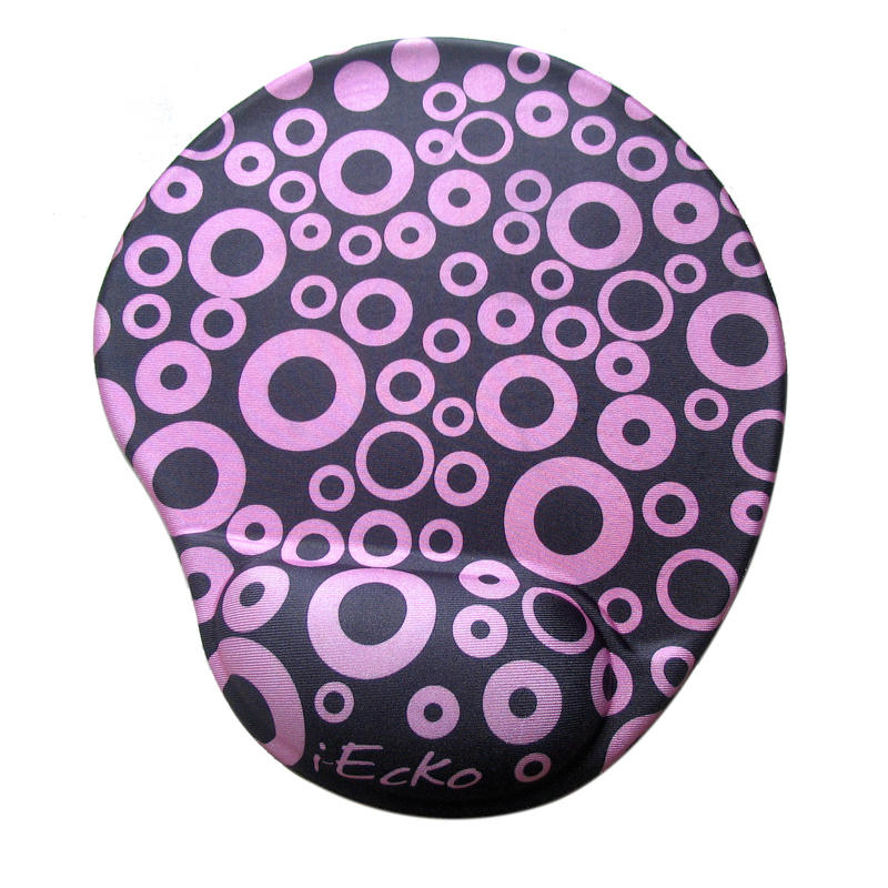 Big Size Cloth Silicone Mouse Pad, Your design printing Memory Foam With Wrist Rest Wholesale