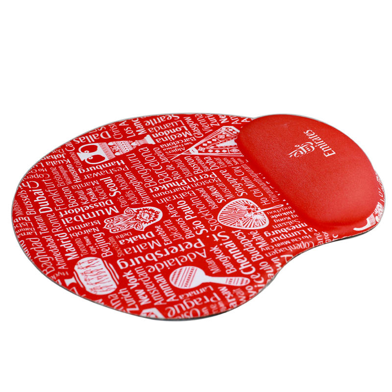 Green Gel Cloth Mouse Pad With One Custom Logo Free Sample KAL mouse pad manufacturer