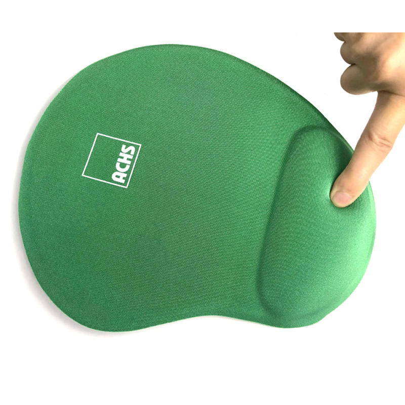 Green Gel Cloth Mouse Pad With One Custom Logo Free Sample KAL mouse pad manufacturer